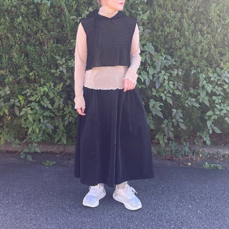Lace nosleeve hoodie