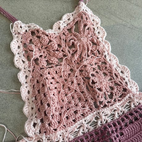 crochet apron