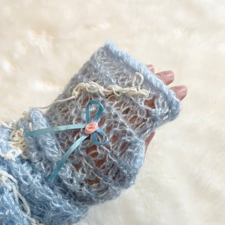 arm warmer/blue