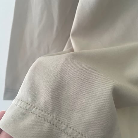 printed knit 長袖カットソー/イエローベージュ