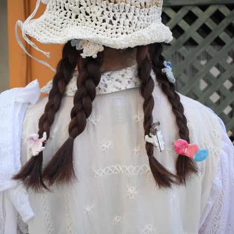 Doll hair clip set