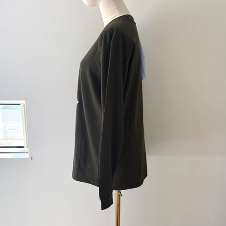 ロングTシャツ  khaki