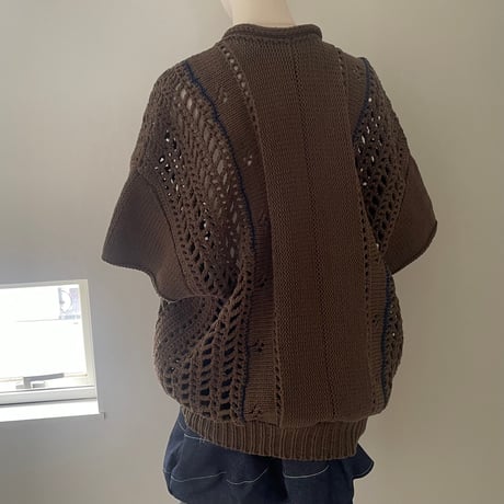 lace bulky hand knit