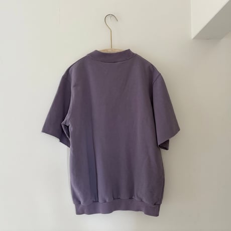 printed knit/スウェット  パープル