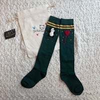 PANDA SOCKS 緑