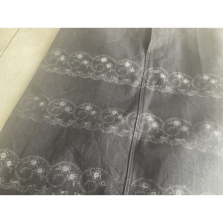 one of a kind  trace skirt Black