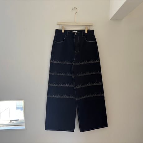 denim pants/one of a kind size L