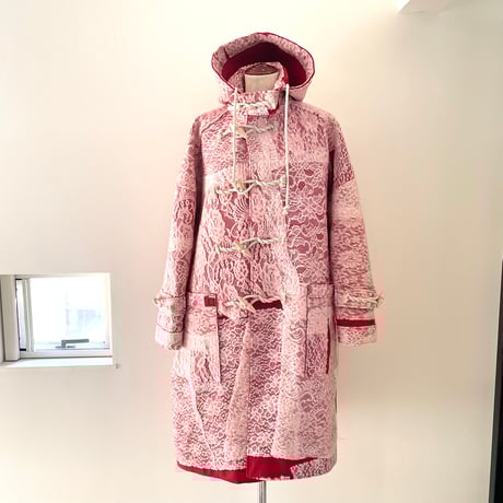 ジャケット・アウター nezu yohinten NEEDLE PUNCH WRAPPED COAT nezu yohinten NEEDLE PUNCH WRAPPED COAT