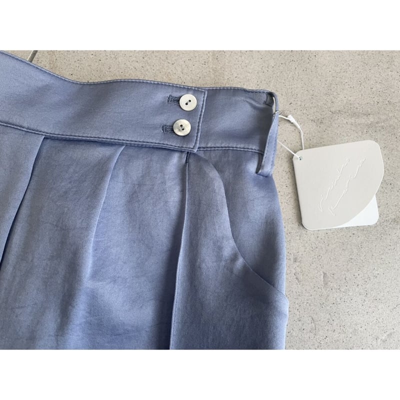 ritsuko karita carvung long pants(blue) | toji ritsuko karita carvung long pants(blue) | toji