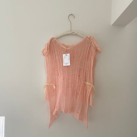 hand knit vest short
