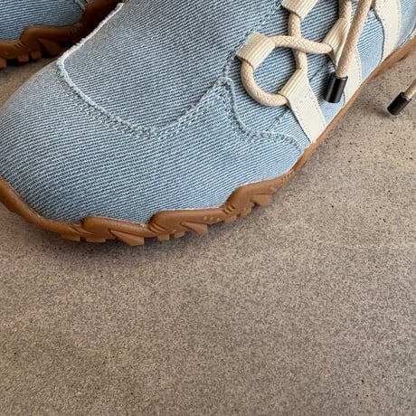 sneaker/Double bow/Denim