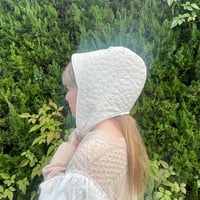quilting hat/white