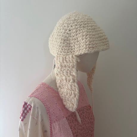 ラスト1☆flower knit hat