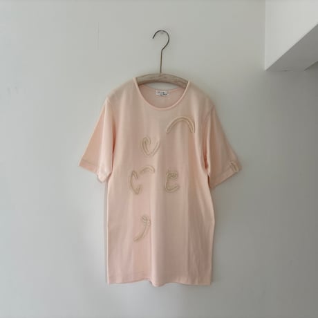 printed knit T shirt