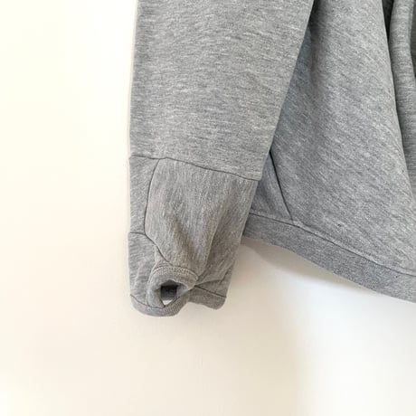 recommend bined sweat shirt with pocket グレー