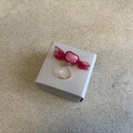 Candy ring/red