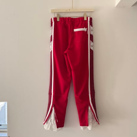 刺し子のフレアジャージパンツ　サイズ1