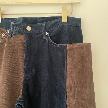 recombined corduroy long pants