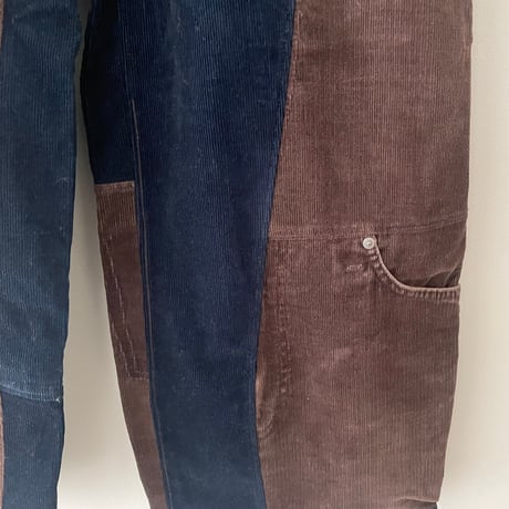 recombined corduroy long pants