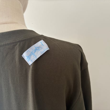 ロングTシャツ  khaki