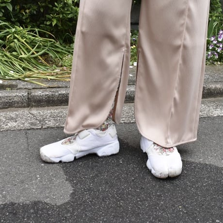 ritsuko karita  carvung long pants(orange)