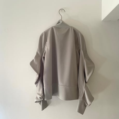 Reebok half zip deformed sweatshirt/greige