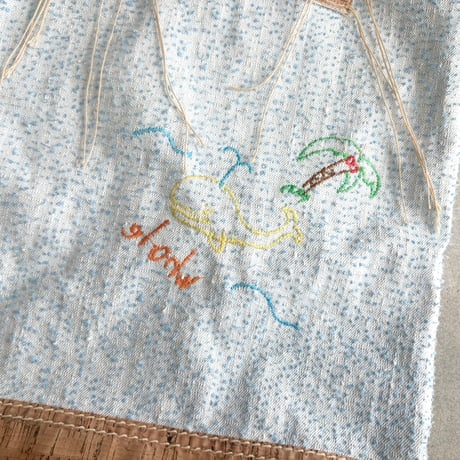 punch needle TOTE bag  whole