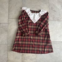 handkerchief dress  checked