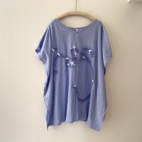 printed knit/ノースリーブカットソー