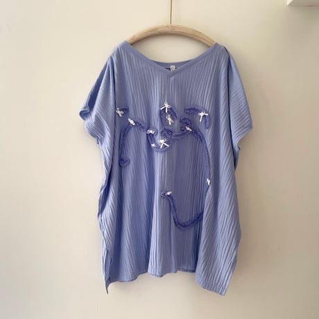 printed knit/ノースリーブカットソー