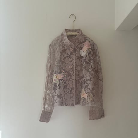 republic ribbon lace jacket