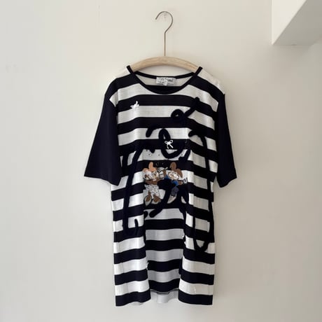 printed knit/サマーニット　ボーダー