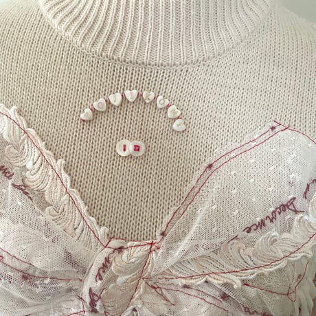 knit dress アイボリー(RM0606)