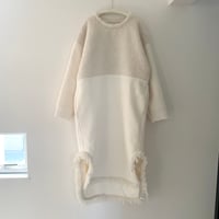 wool dress/fringe