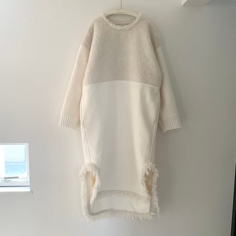 wool dress/fringe