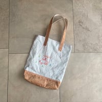 punch needle TOTE bag elephant