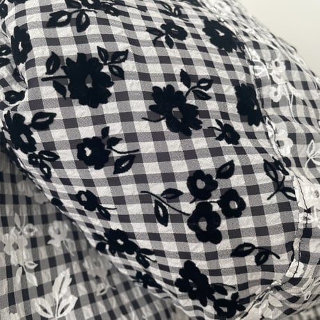 Flower puff vest
