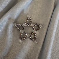 ガラス星のクリップ/シルバー