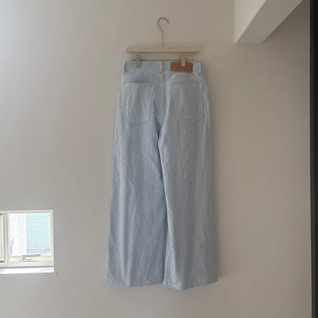 loop needle denim pants