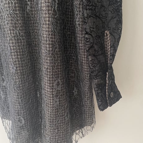 Lace shadow shirt