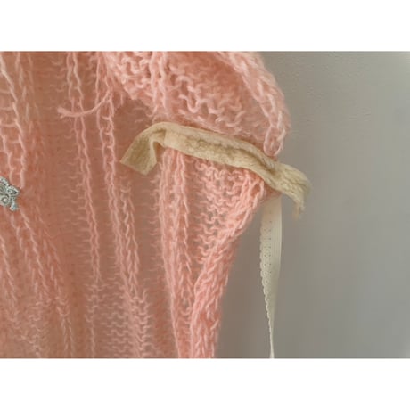 hand knit vest long