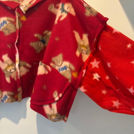 room wear like fleece tops/クマ