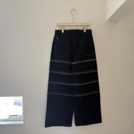 denim pants/one of a kind size L