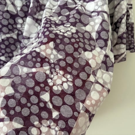 printed knit/カットソー　パープル