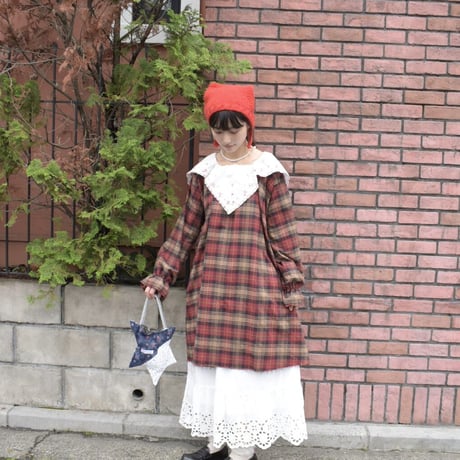 handkerchief dress  checked