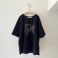 room shirt ネイビー