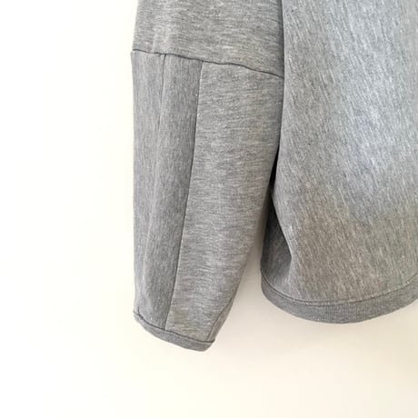 recommend bined sweat shirt with pocket グレー