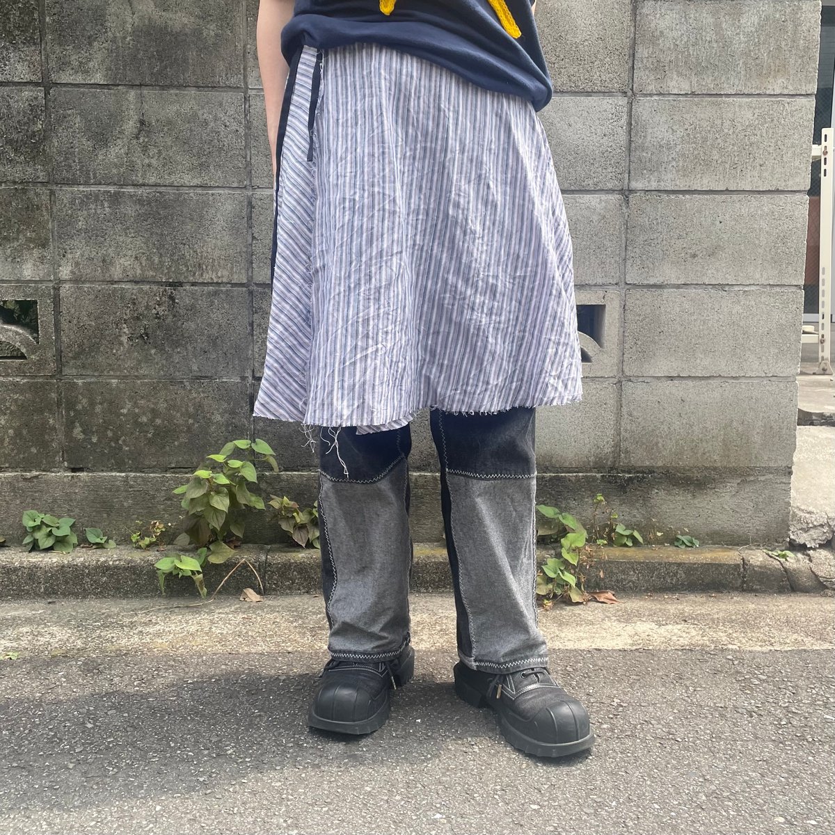 巻きスカート/purple | tojikomi 