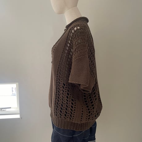 lace bulky hand knit