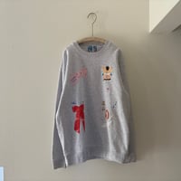 ラスト1☆あお木かな　りぼん結びの高みスウェット